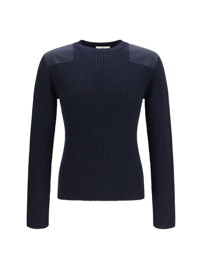 Fendi Ribbed wool Sweater - Blue Navy