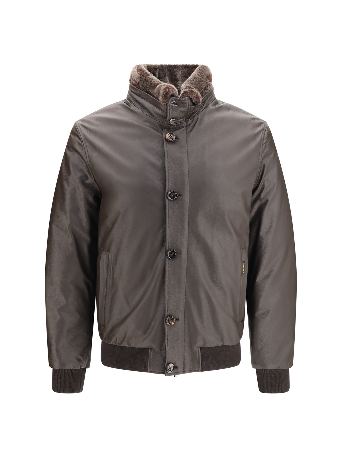 Moorer Cleros P1 shearling Down Jacket - Moro