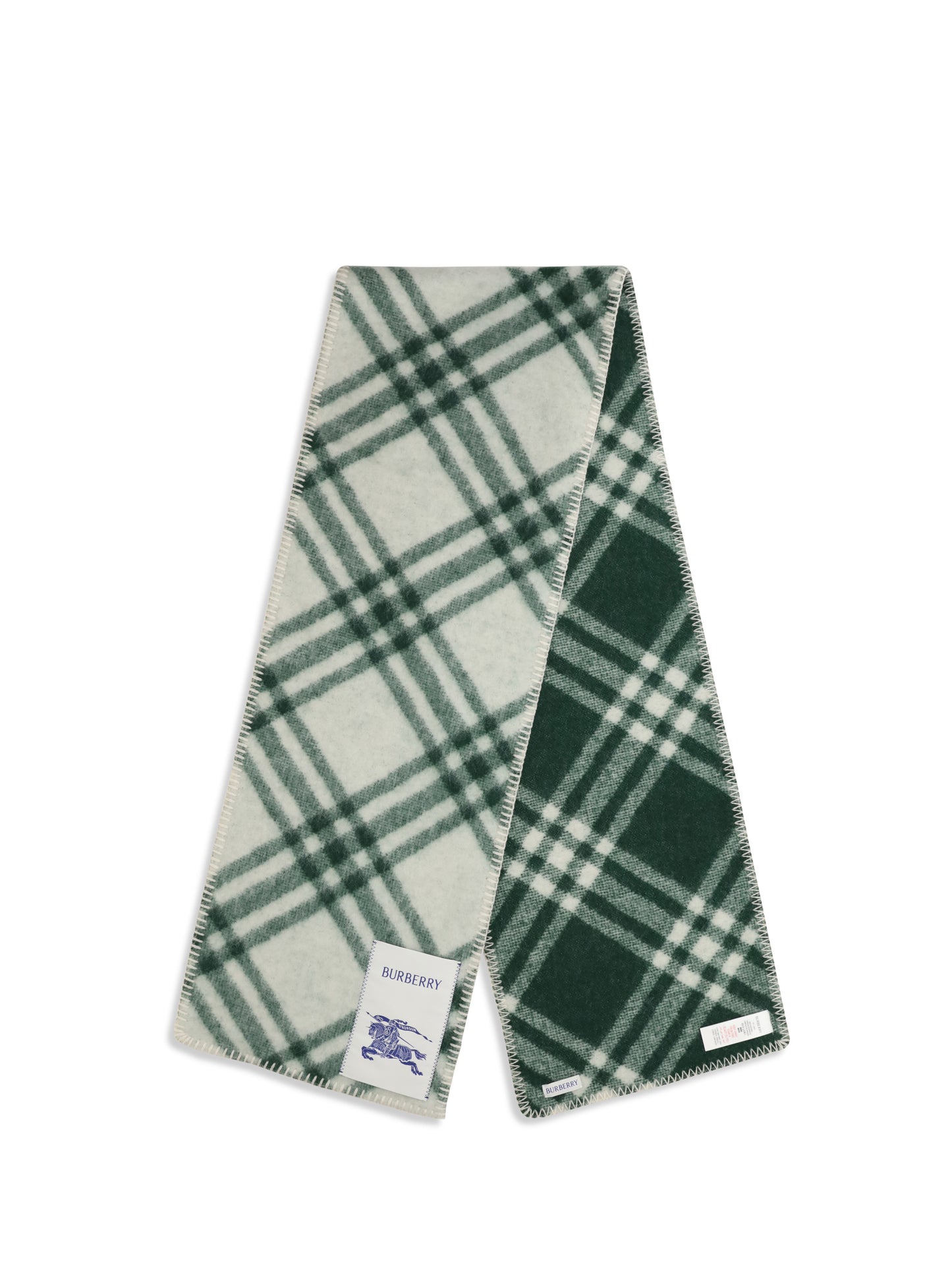 BURBERRY Check wool Scarf