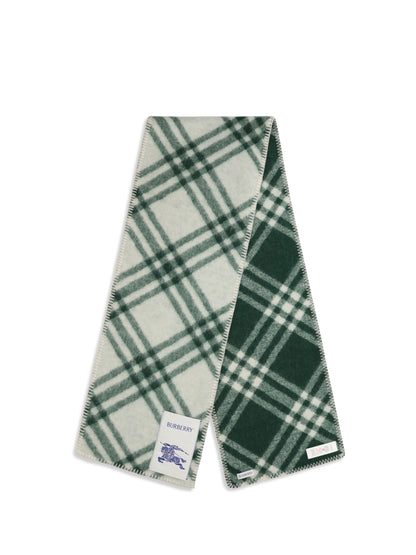 BURBERRY Check wool Scarf
