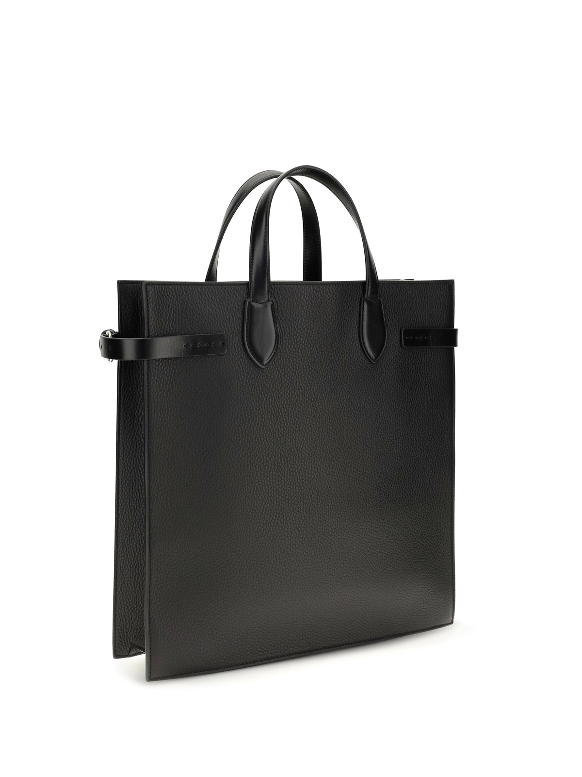 Valentino Garavani Medium Antibes grained leather Shopping Bag - Black