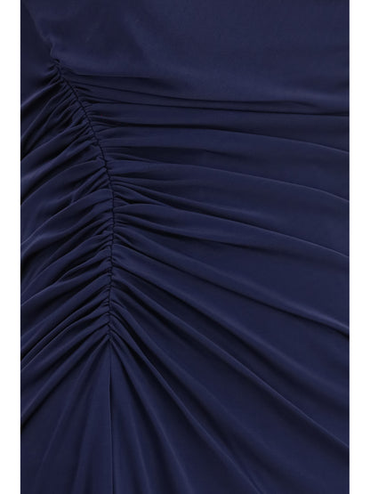 Versace Long Dress in soft viscose jersey - Navy