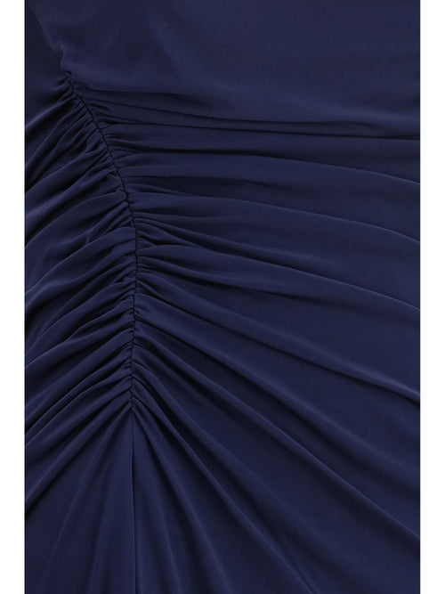 Versace Long Dress in soft viscose jersey - Navy