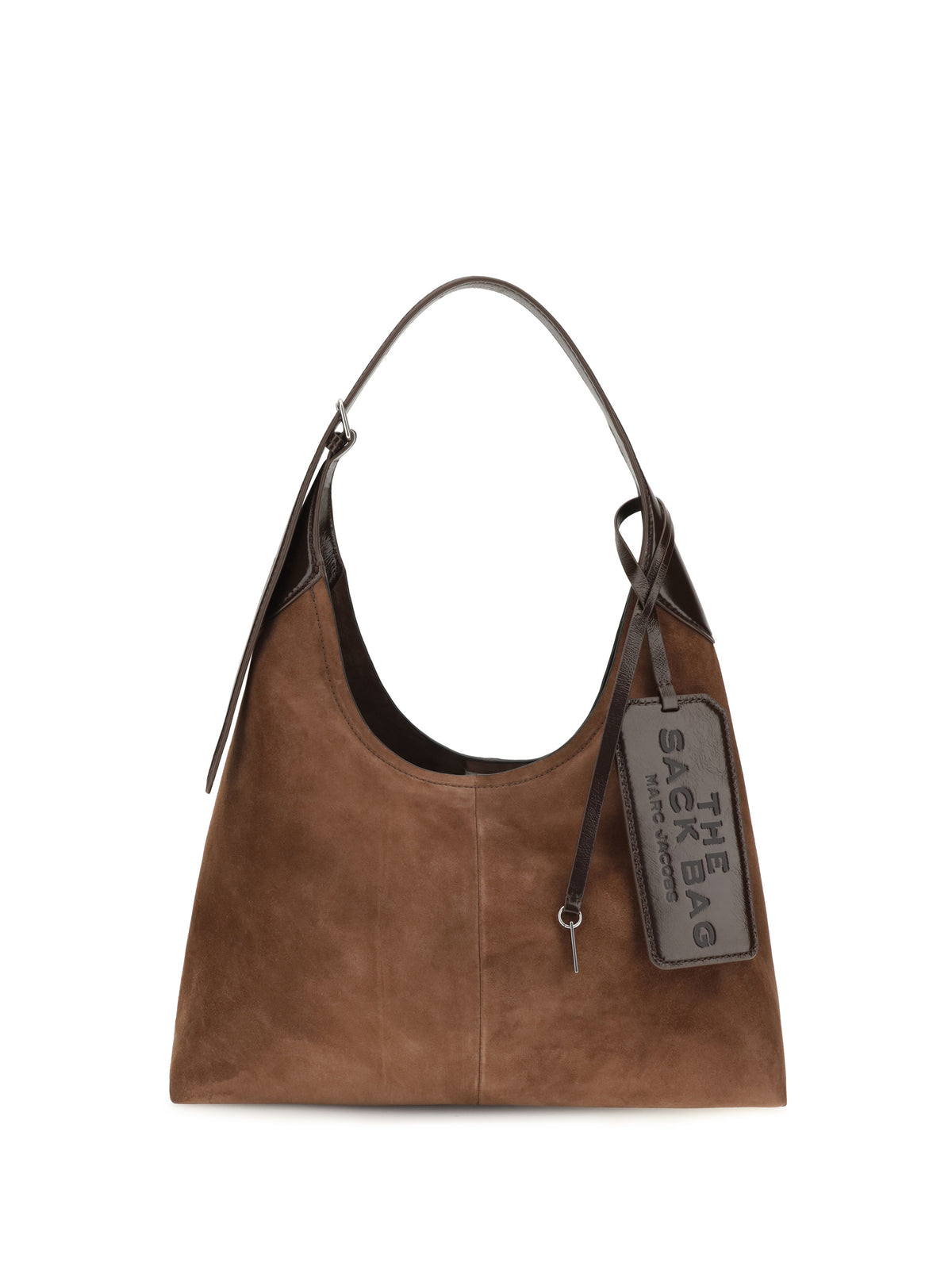 Marc Jacobs Sack Suede Shoulder Bag - Dark Brown
