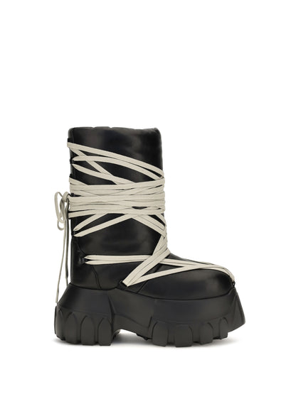 Rick Owens Megalace Lunar Mega Tractor knee-high Boots