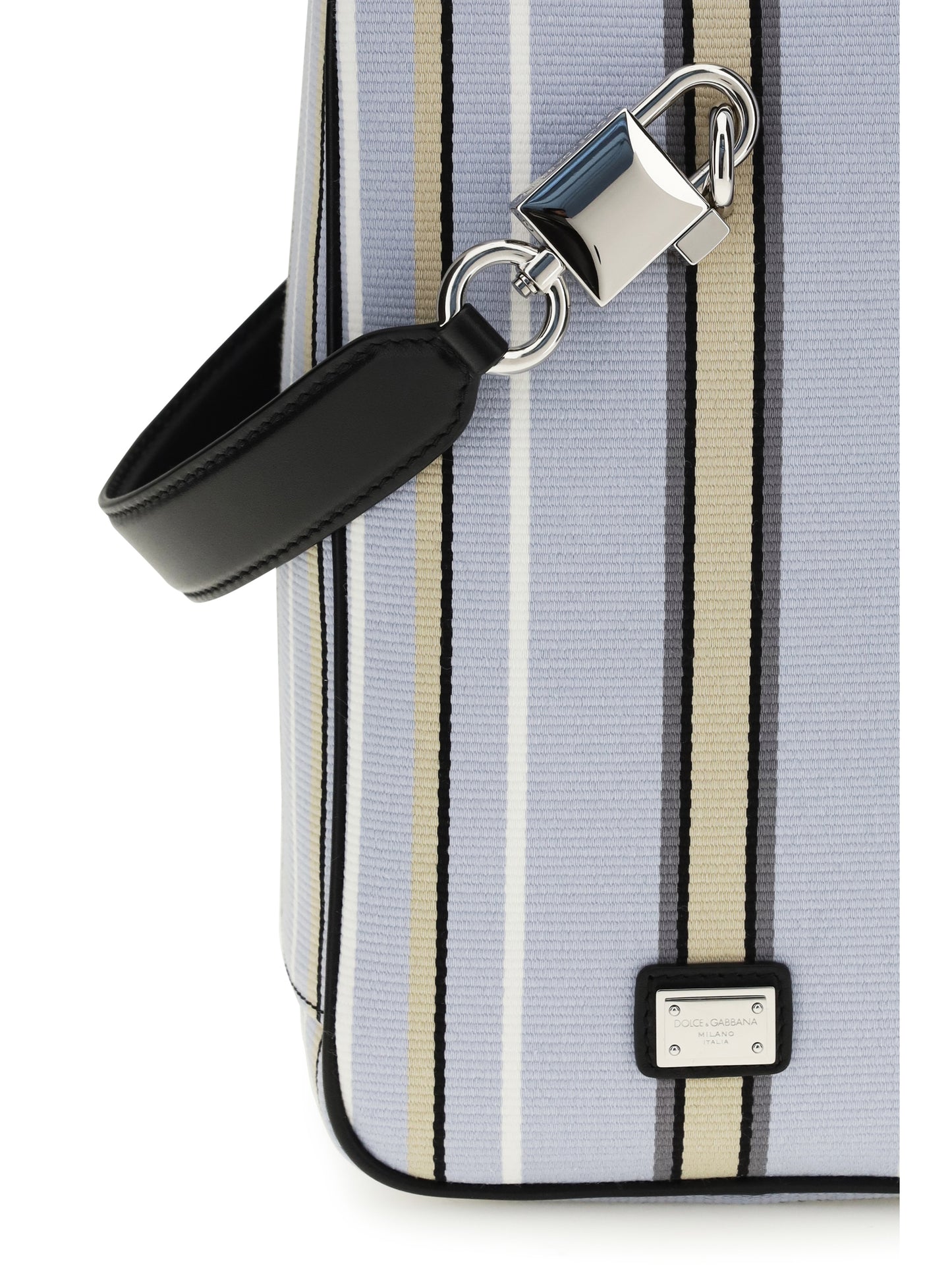 DOLCE & GABBANA Lock Handbag in jacquard fabric