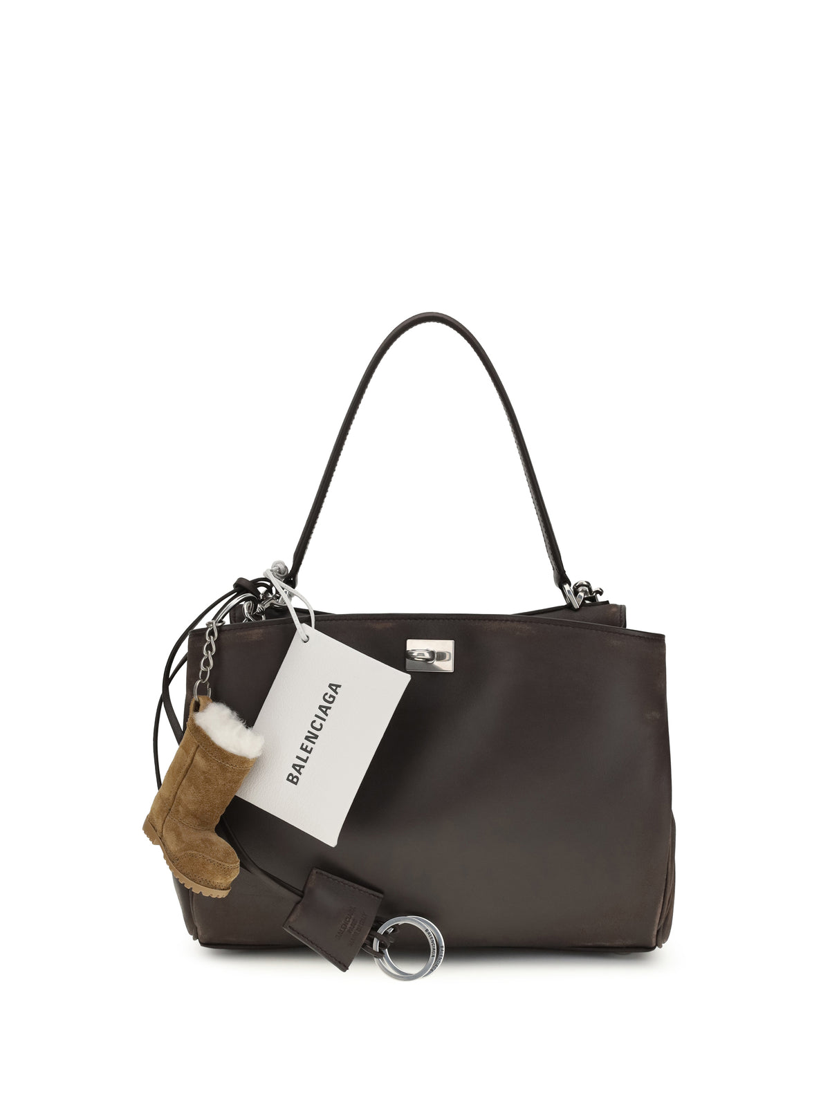 Balenciaga Small Rodeo Shoulder Bag - Espresso