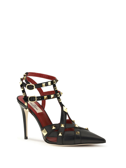VALENTINO GARAVANI Studdy Décolleté in kidskin