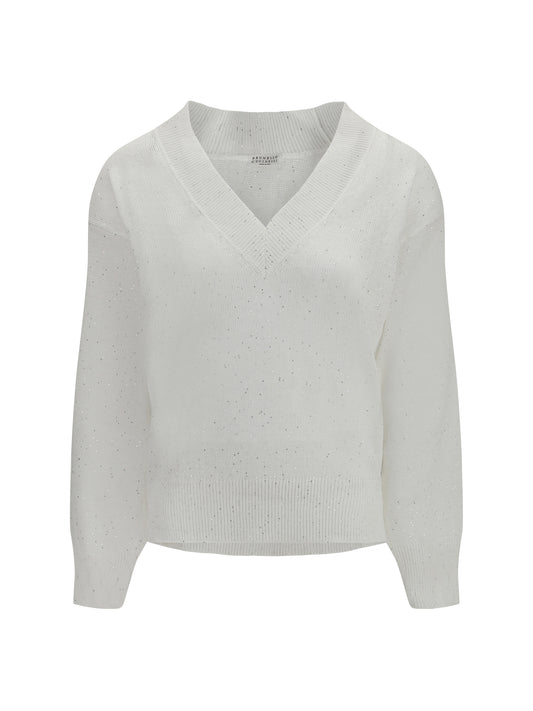BRUNELLO CUCINELLI Sparkling linen T-shirt