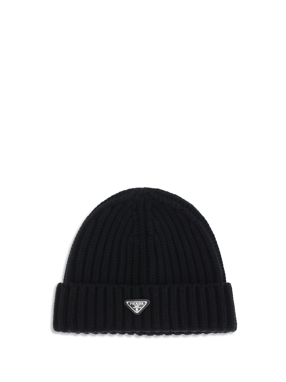 Prada Virgin wool Beanie Hat - Black