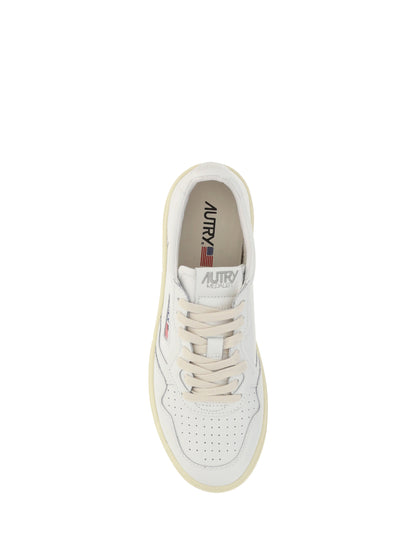 Autry Leather Sneakers - Wht/Wht