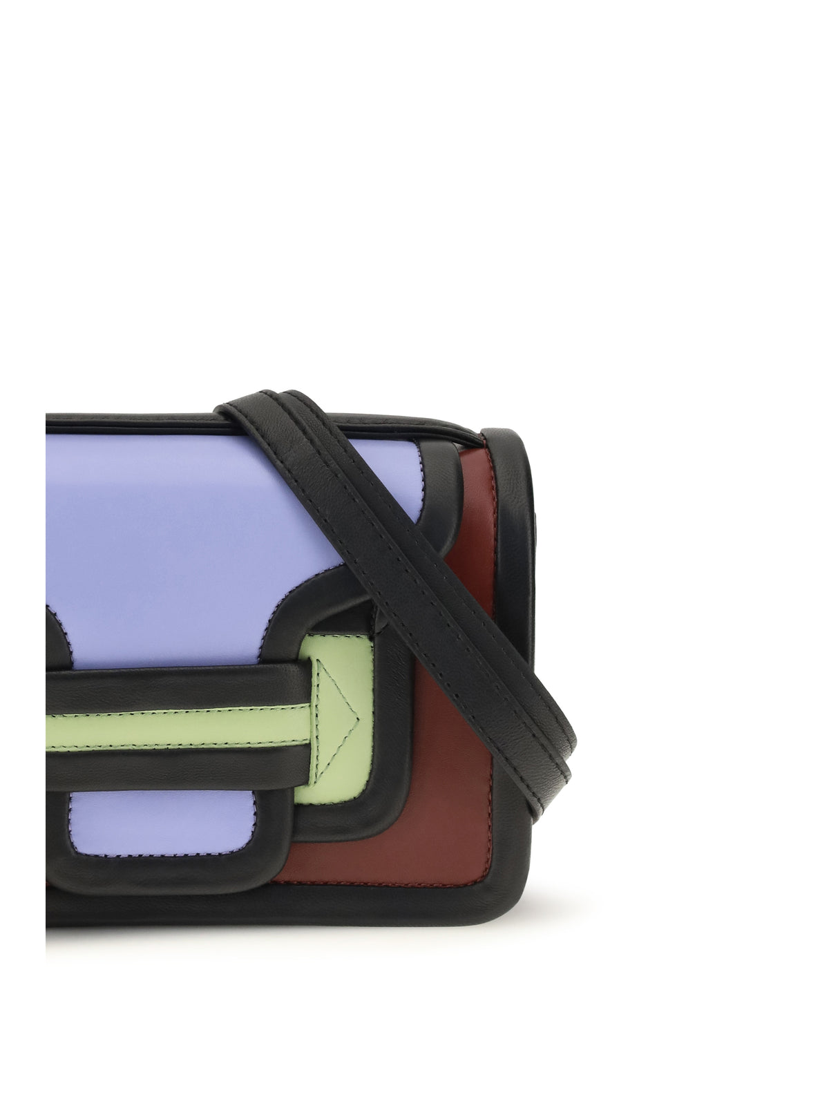 Pierre Hardy Alpha Shoulder Bag - Multi Black Sea Green