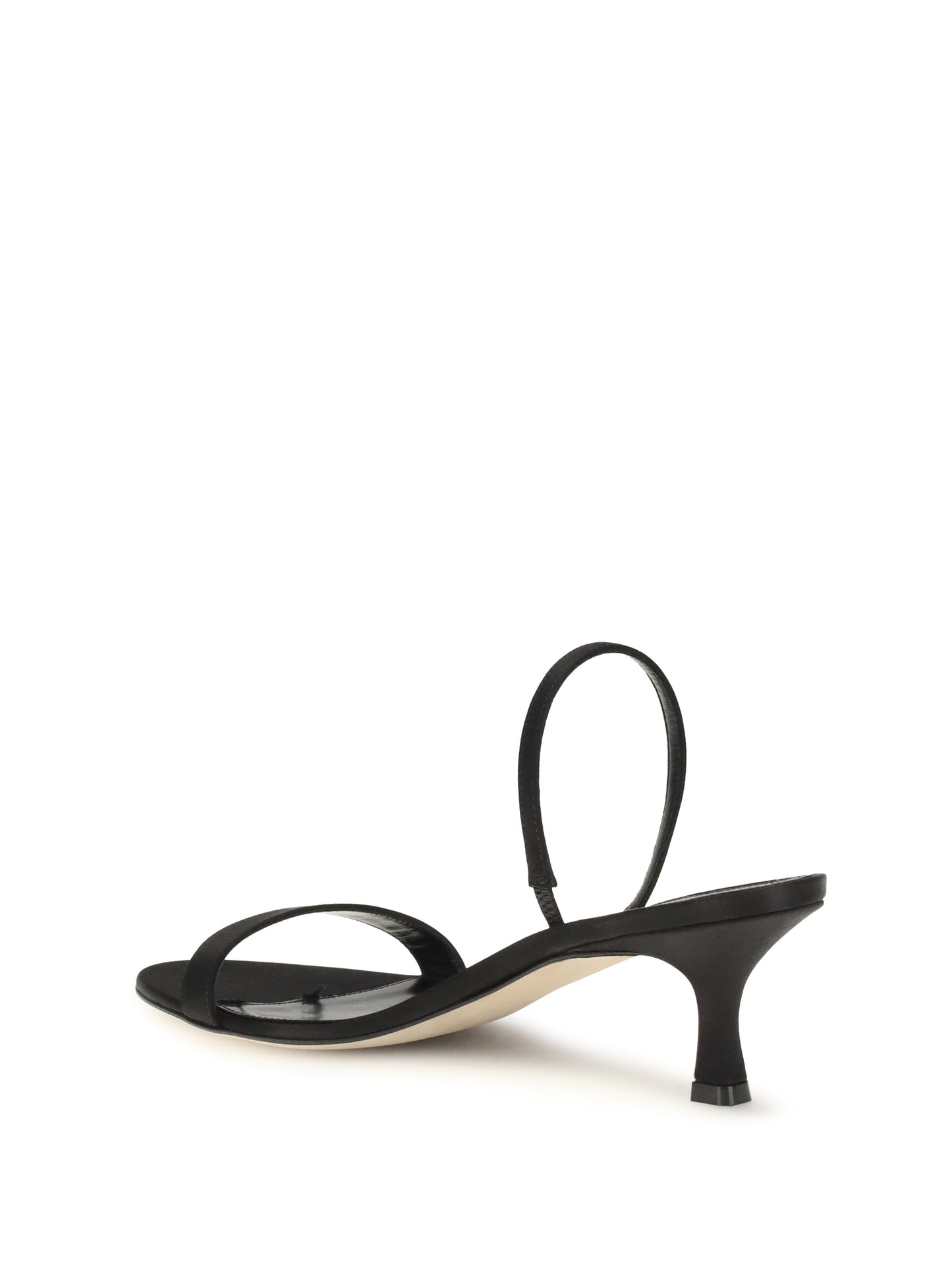 THE ROW Ella satin Slingback Sandals