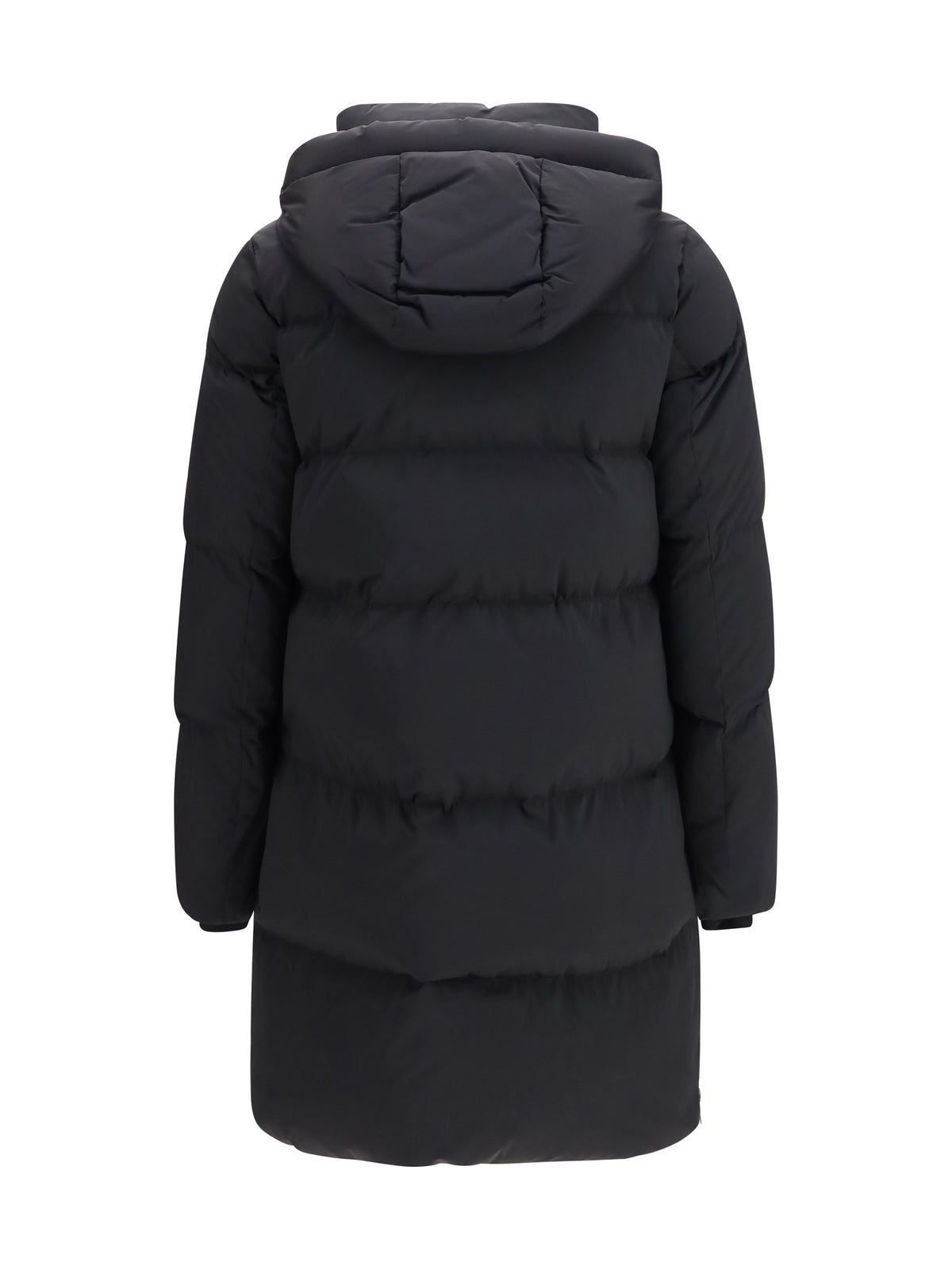 Woolrich Kelly quilted long Down Jacket - Black