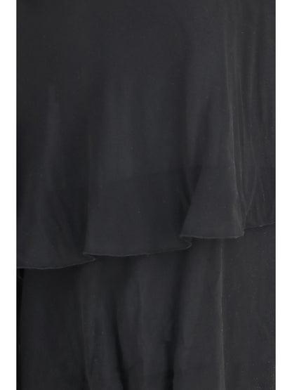 Valentino Baloon Pants in Georgette - Black