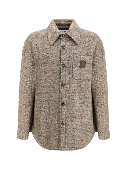 LOEWE Mélange wool blend Overshirt