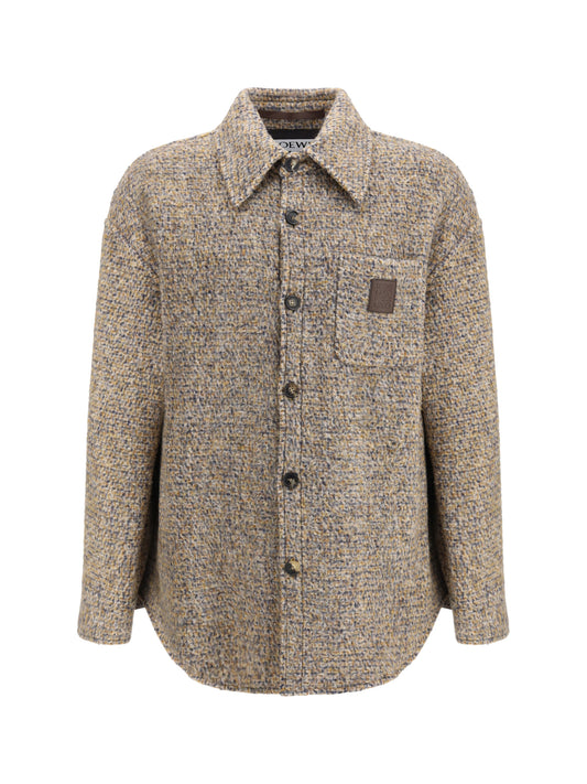 LOEWE Mélange wool blend Overshirt