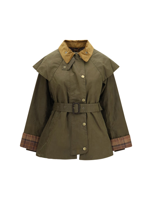 Barbour Lucrezia waxed Jacket - Beech