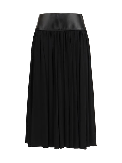 ALAÏA Skirt with leather belt