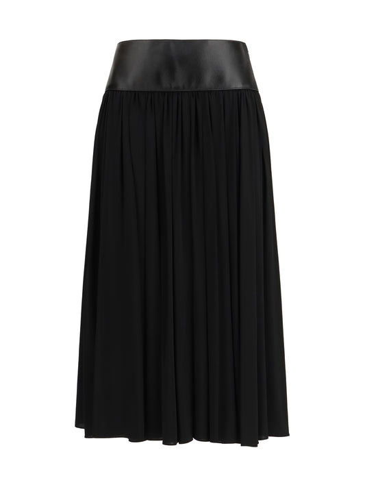 ALAÏA Skirt with leather belt
