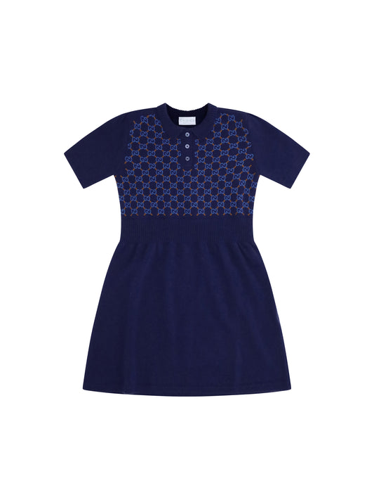 GUCCI Wool embroidered child dress