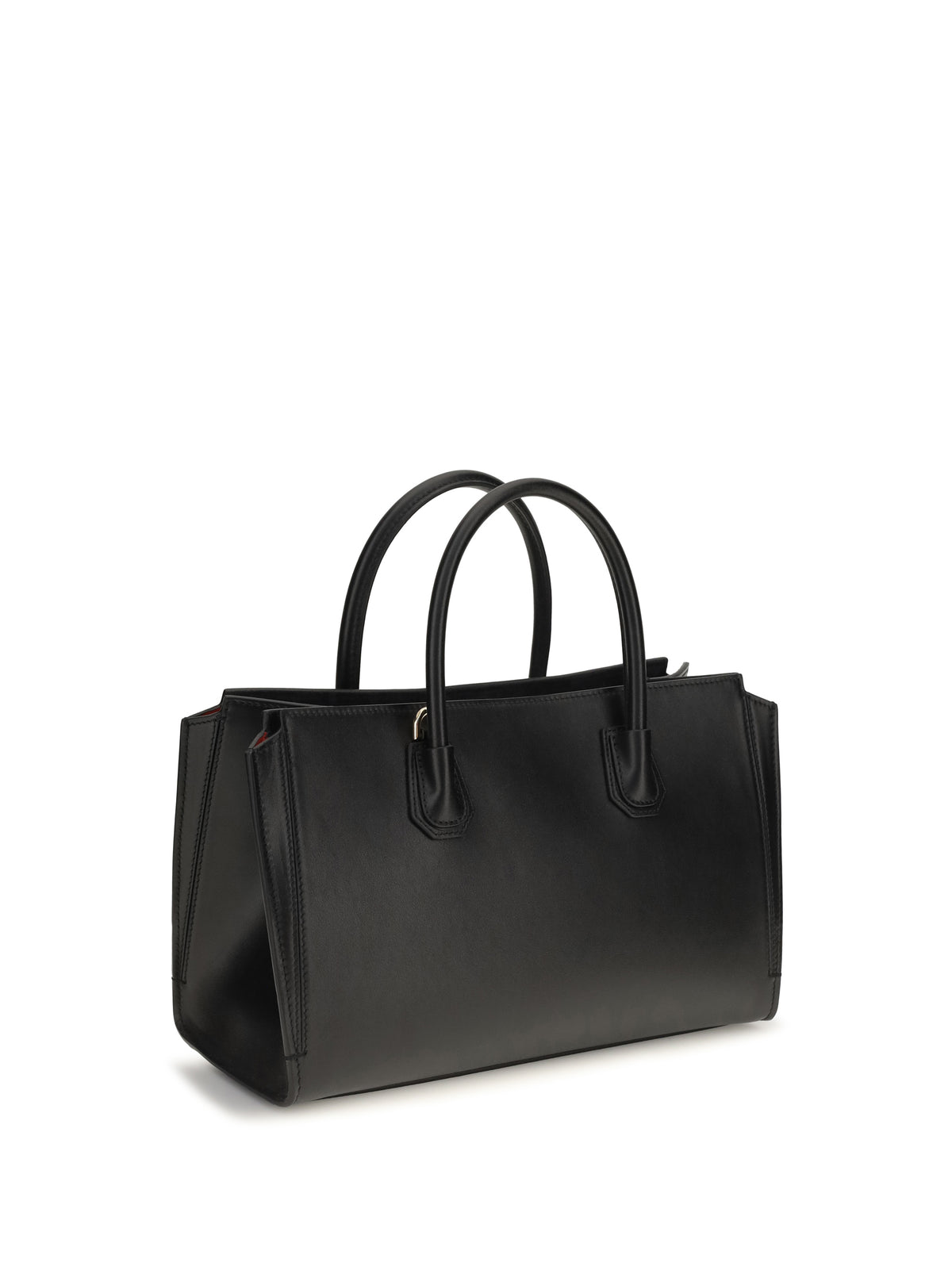 Givenchy Small Antigona Catchall glossy grained leather Handbag - Black