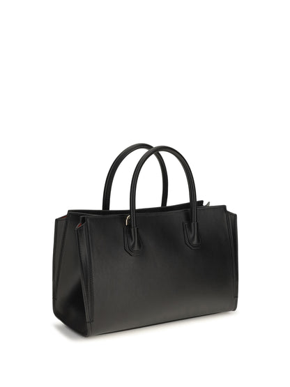 Givenchy Small Antigona Catchall glossy grained leather Handbag - Black