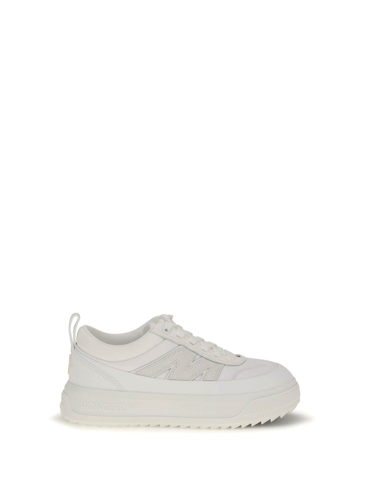Moncler Altive Sneakers in nubuck and suede - White