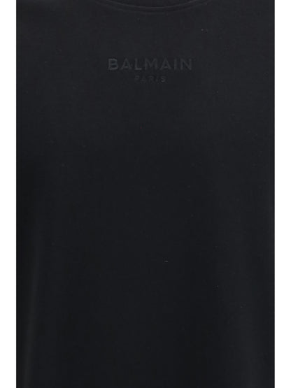 BALMAIN Embroidered logo T-shirt