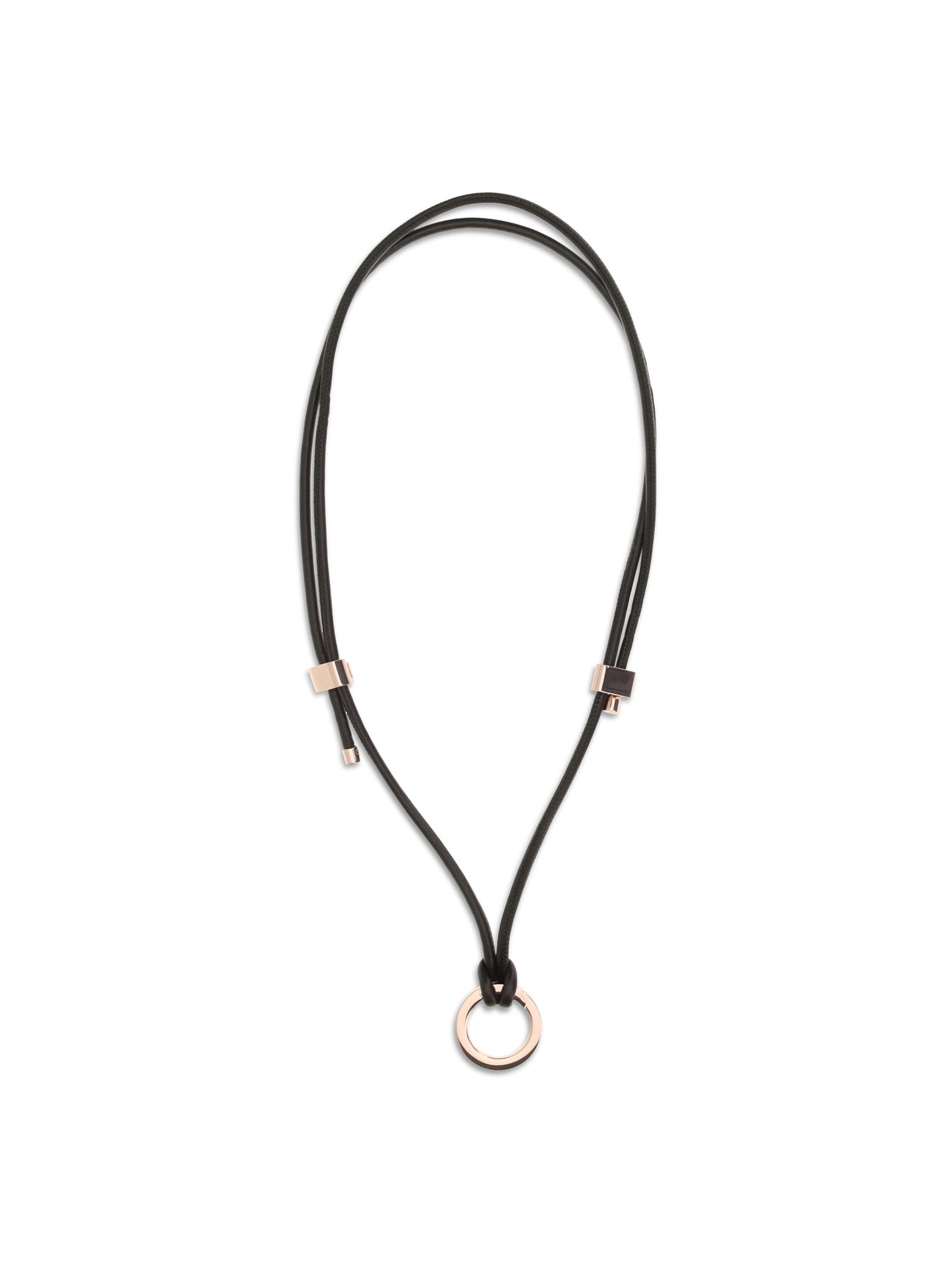 BRUNELLO CUCINELLI Leather eyeglass Cord with charm