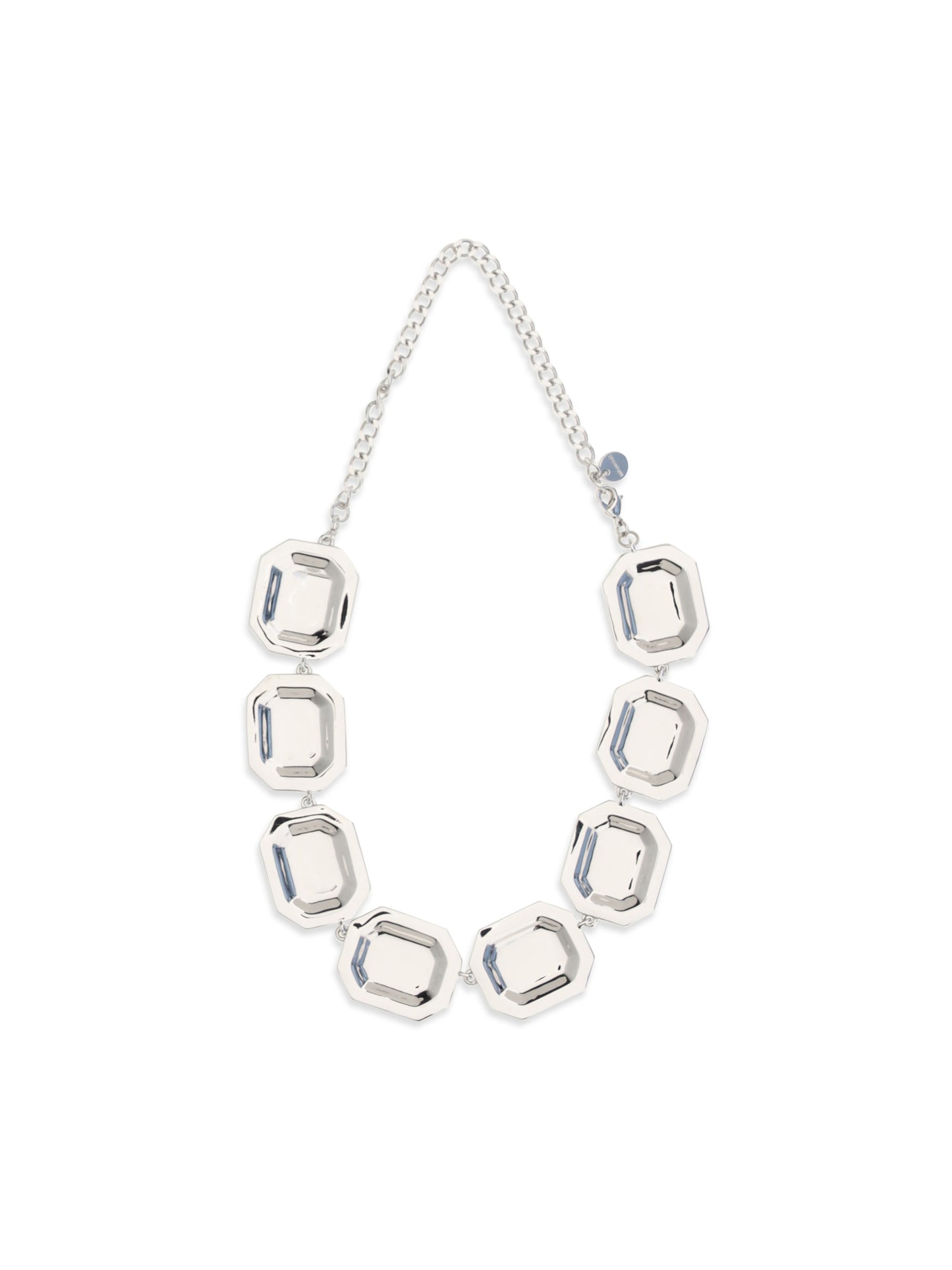 SELF-PORTRAIT Silver crystal Necklace