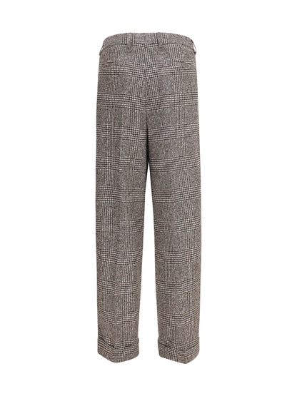 Dolce & Gabbana Alpaca blend Prince of Wales Pants - Checkered-Check-Tartan