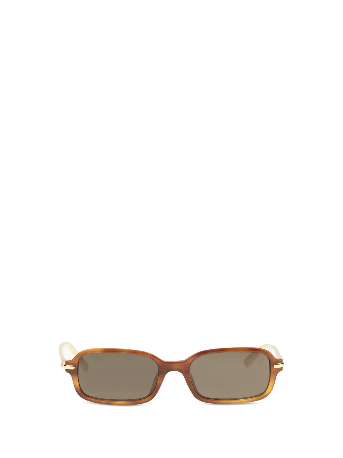 Valentino Garavani Rectangular VG0047S Sunglasses - Havana-Ivory-Brown