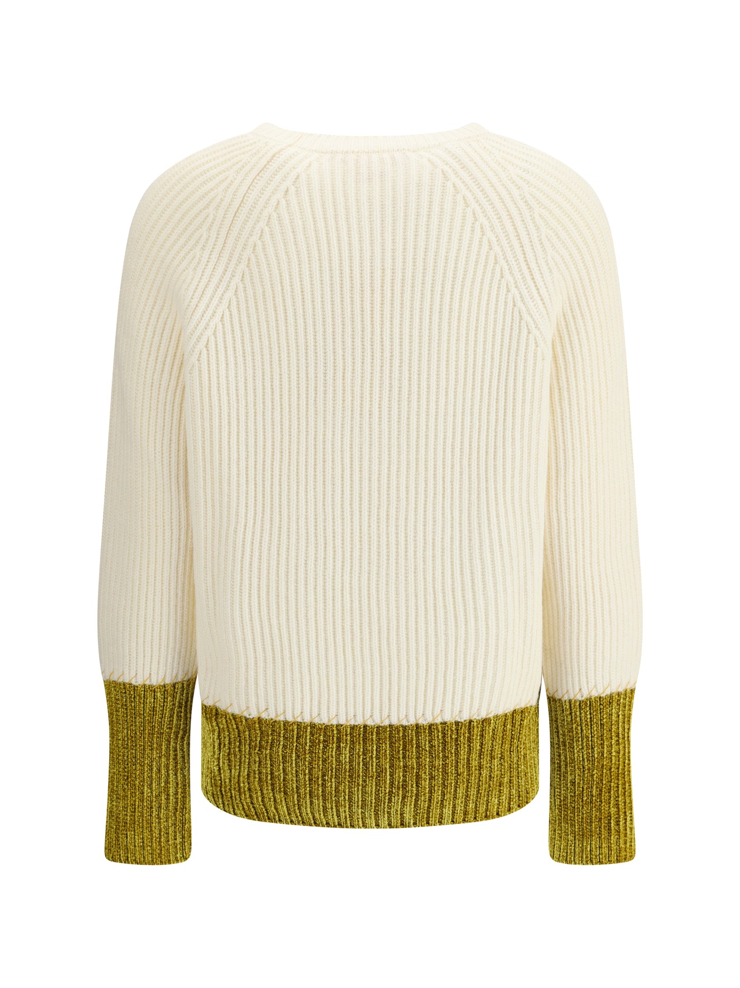 MARNI Color block wool Sweater