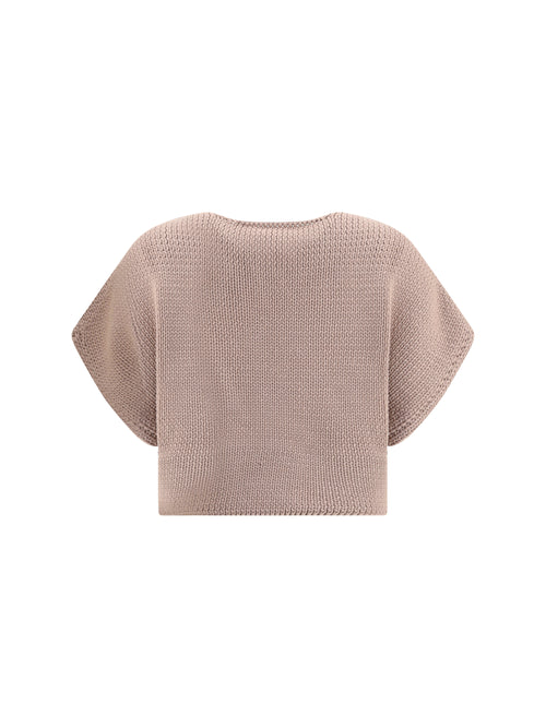 AlaïA Chunky knit Sweater - Sable