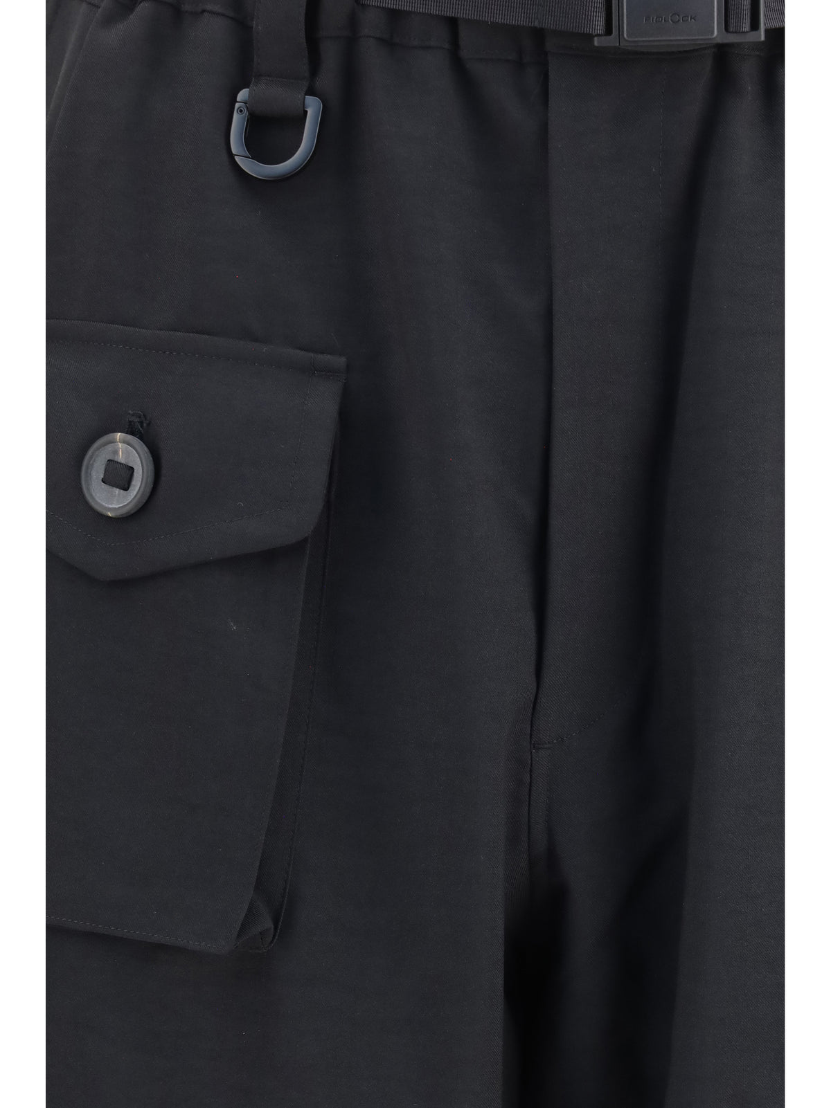 Y-3 Tapered twill sport Pants - Black
