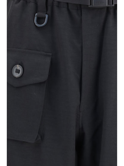 Y-3 Tapered twill sport Pants - Black