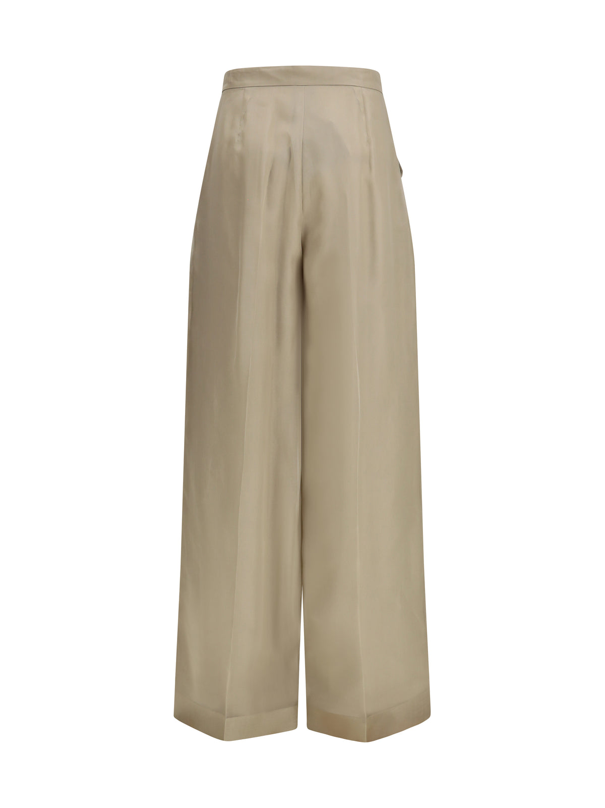 Max Mara Pianoforte Silk Pants - Sand
