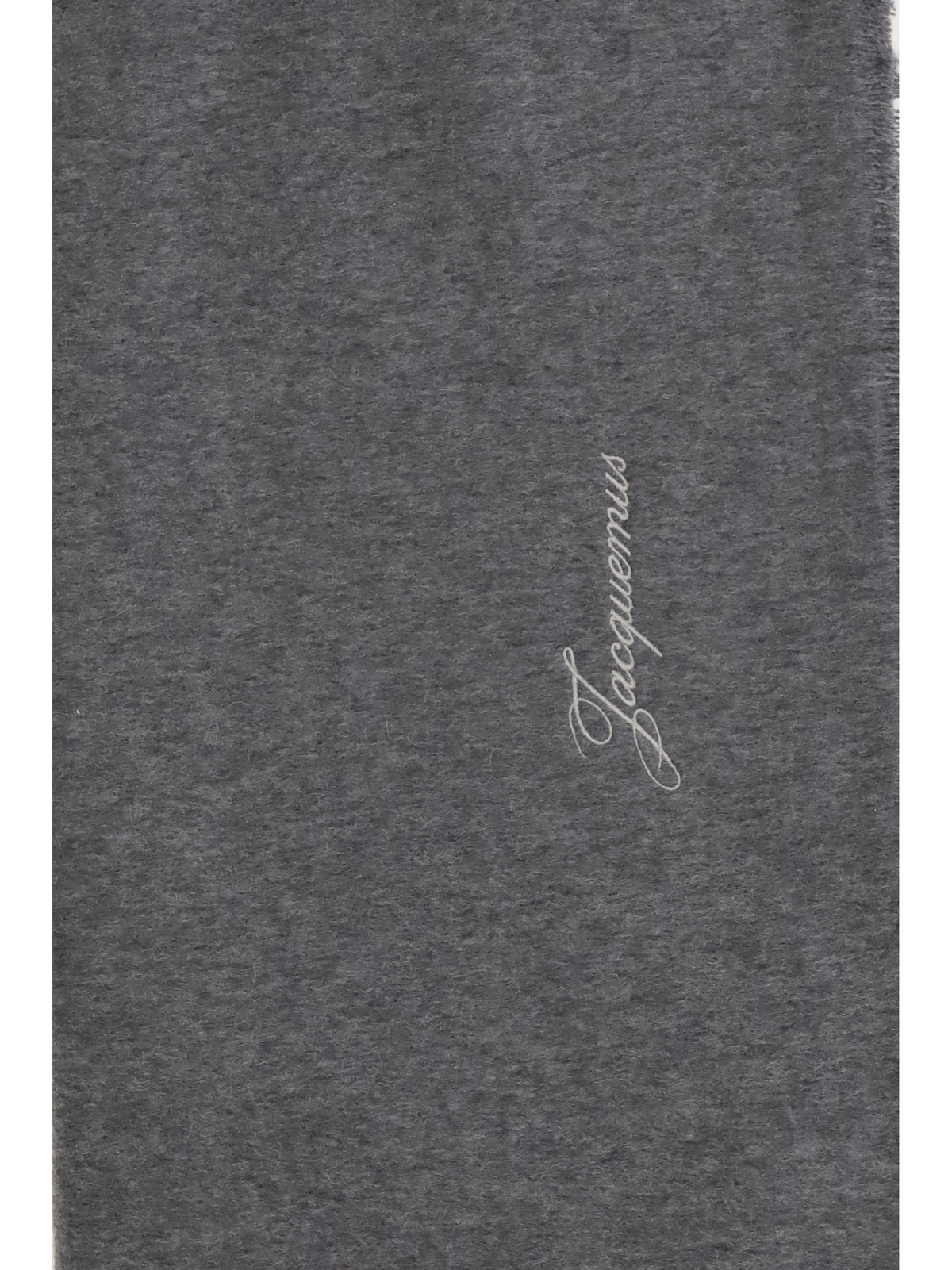 Jacquemus Tailleur wool Scarf - Dark Grey