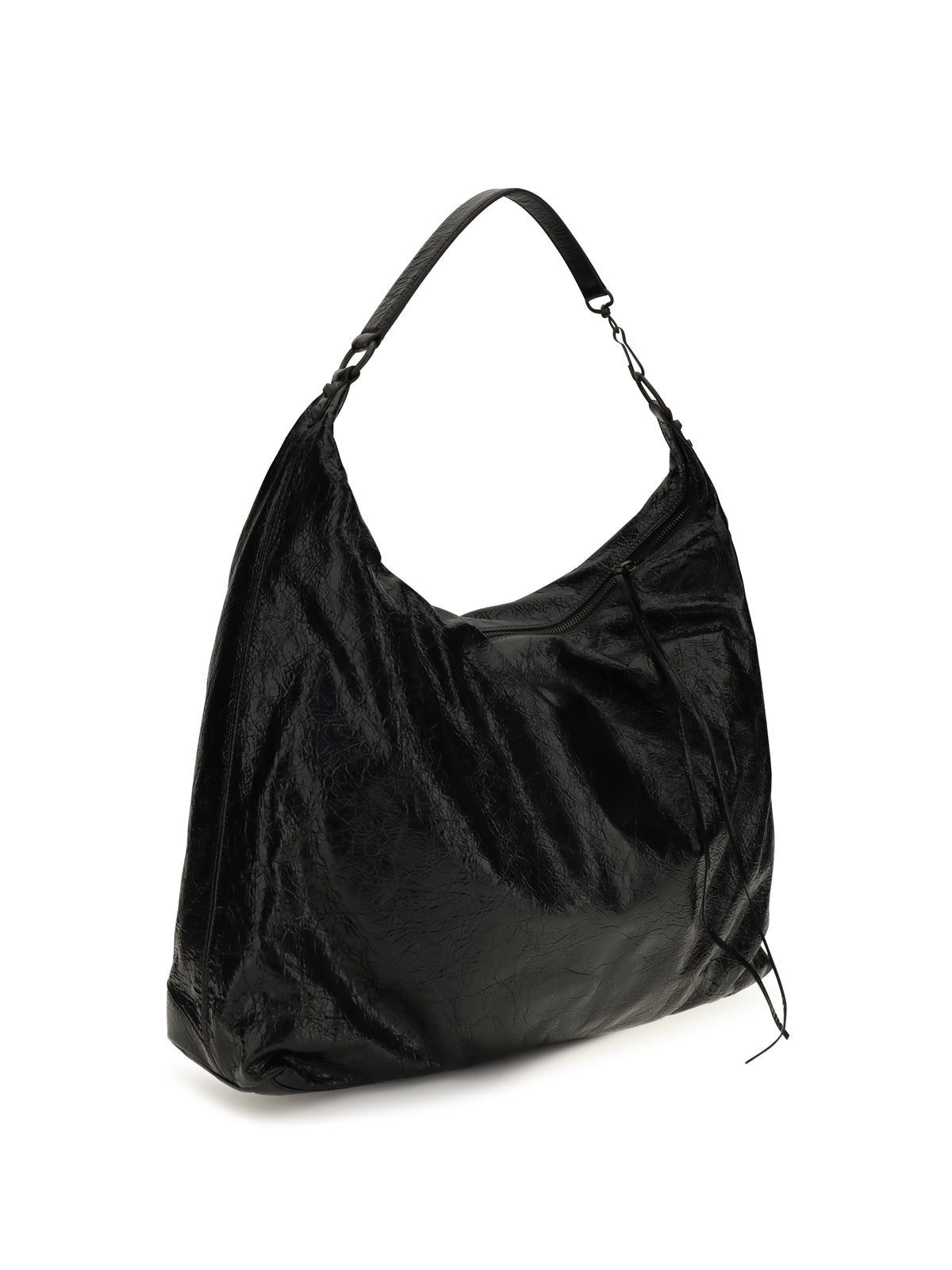 Balenciaga Large Le City Hobo Shoulder Bag - Black