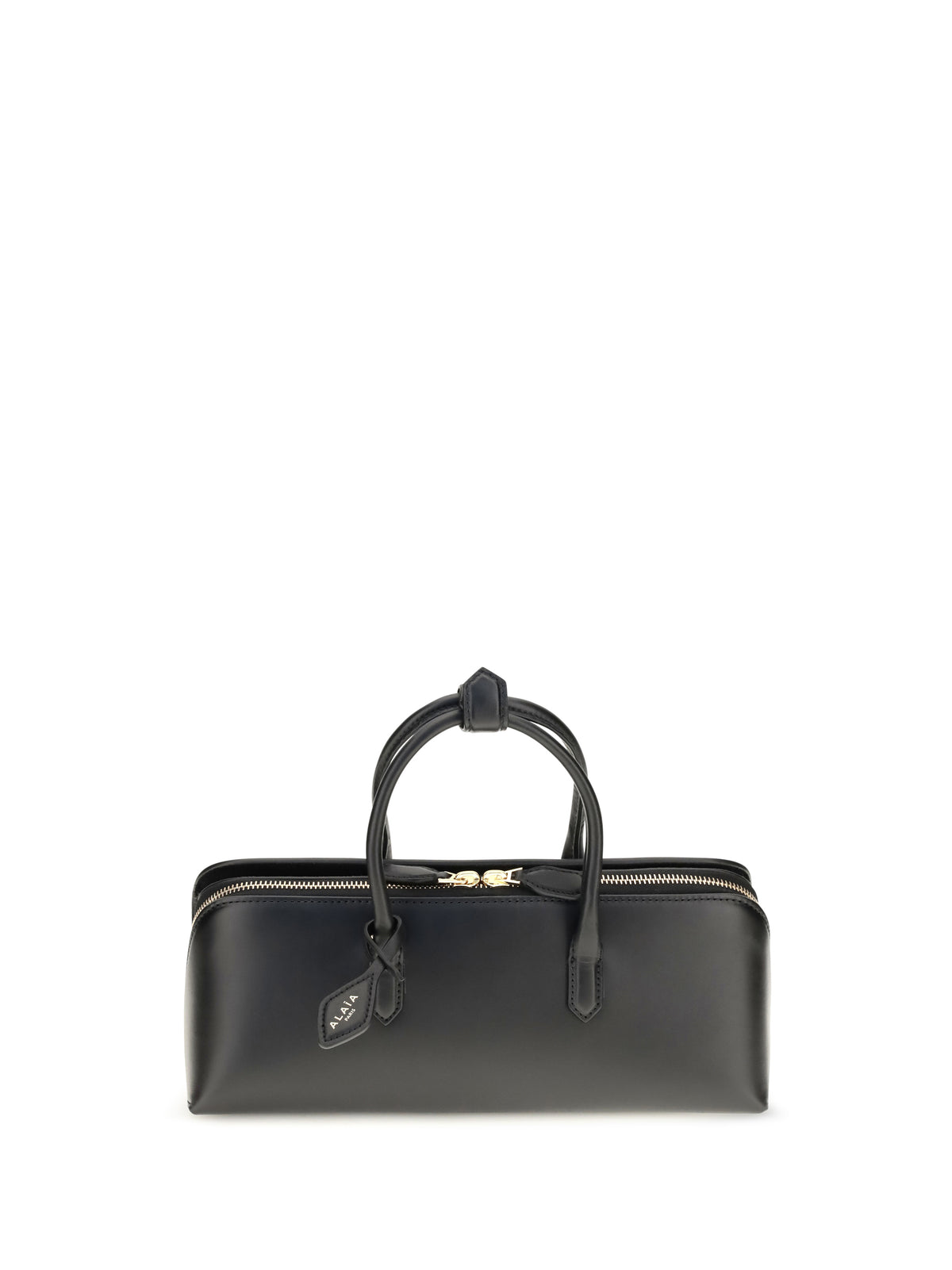AlaïA Small Delta nubuck Handbag - Noir