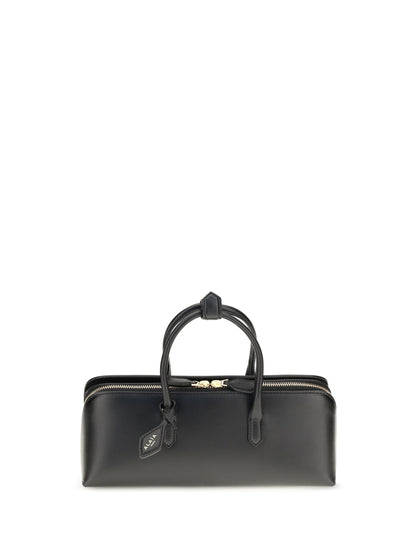 AlaïA Small Delta nubuck Handbag - Noir