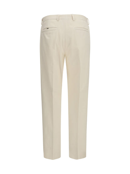 Zegna Cotton and cashmere tailored Pants - 001