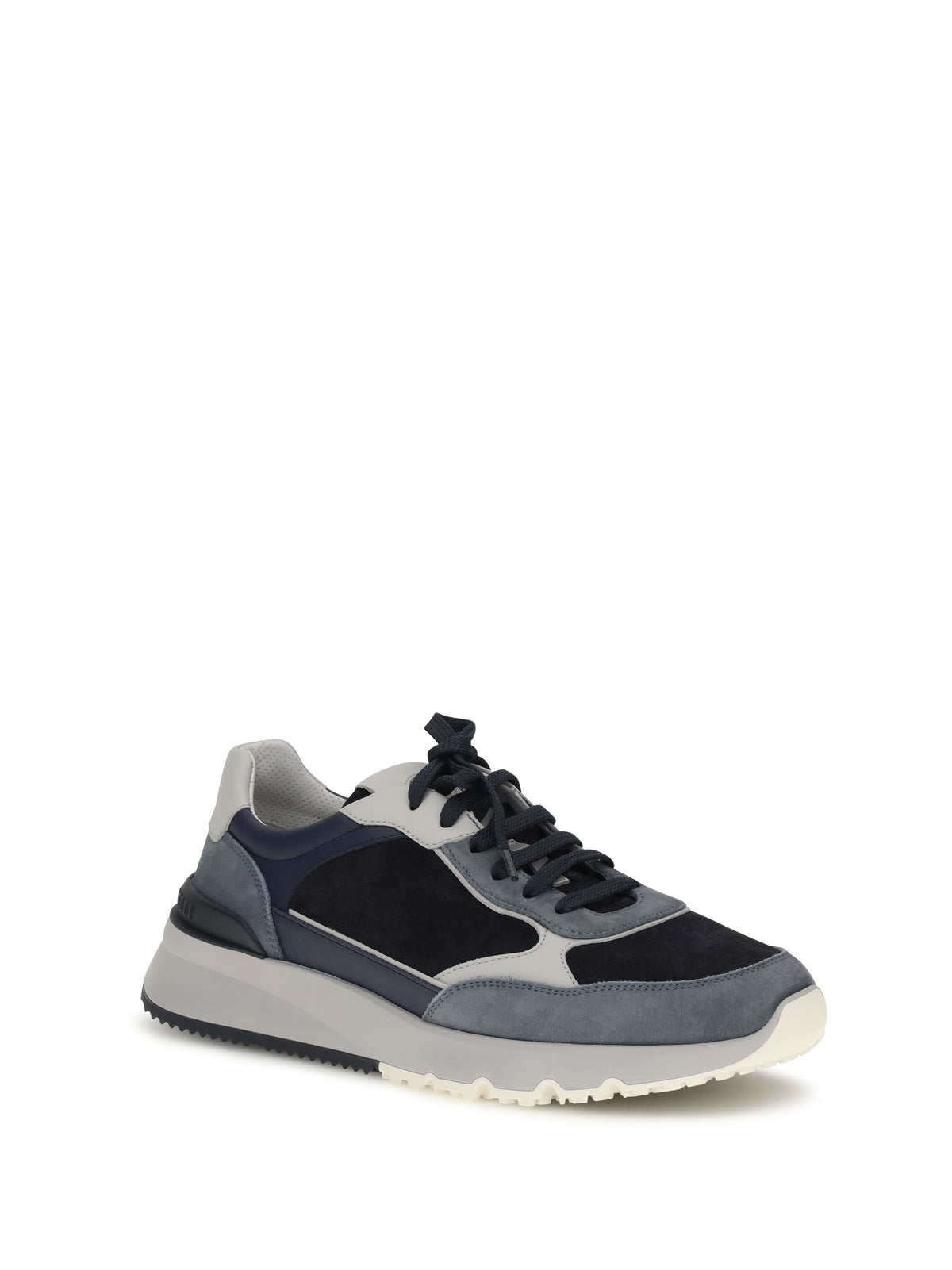 Brunello Cucinelli Leather Sneakers - Night Sky