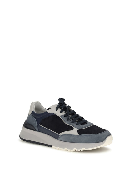 Brunello Cucinelli Leather Sneakers - Night Sky