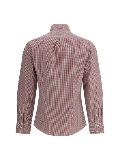 BRUNELLO CUCINELLI Slim fit cotton check Shirt
