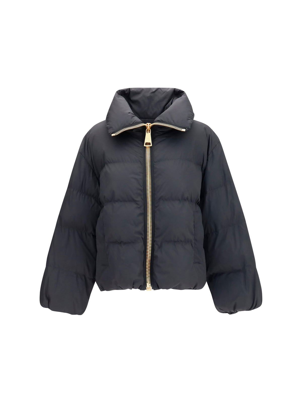 Balmain Padded high-neck Jacket - Noir