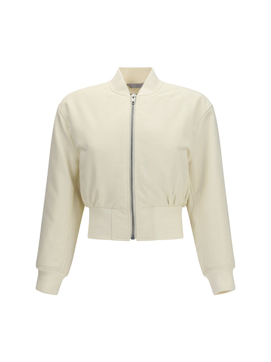 BALENCIAGA Cropped Bomber Jacket in technical faille