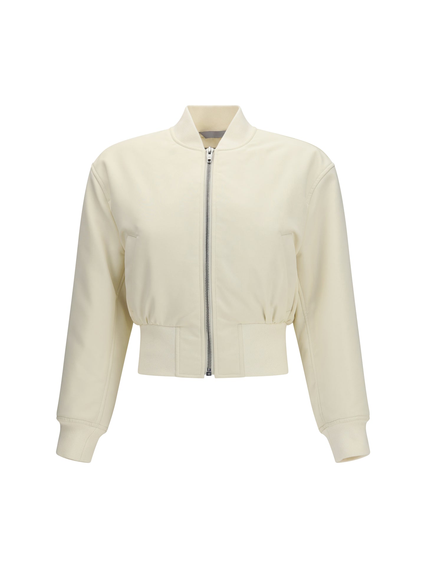 BALENCIAGA Cropped Bomber Jacket in technical faille