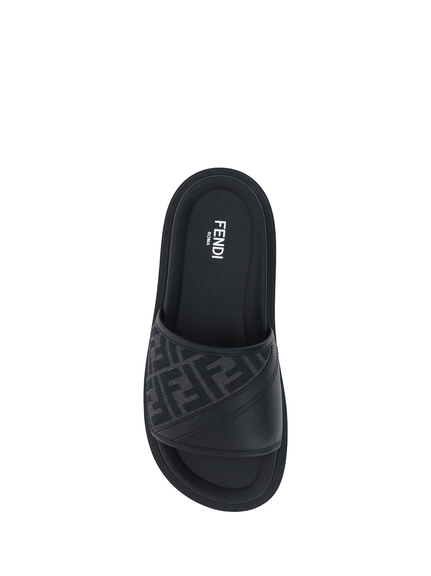FENDI Slide Diagonal Sandals